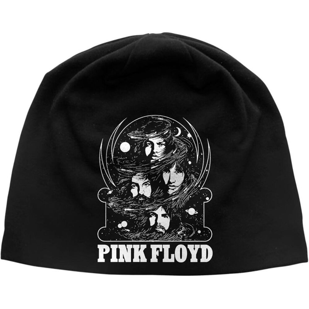 Pink Floyd Unisex Adult Cosmic Faces Beanie / Black